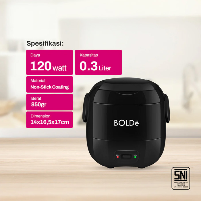 Bolde Super Cook Mini Rice Cooker 0,3 L - Beige